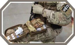 Tactical Medical Solutions Drop Leg Pouch - Basic Kit -Holsters Shop tactical medical solutions drop leg pouch basic kit dlb 80931.1599150485