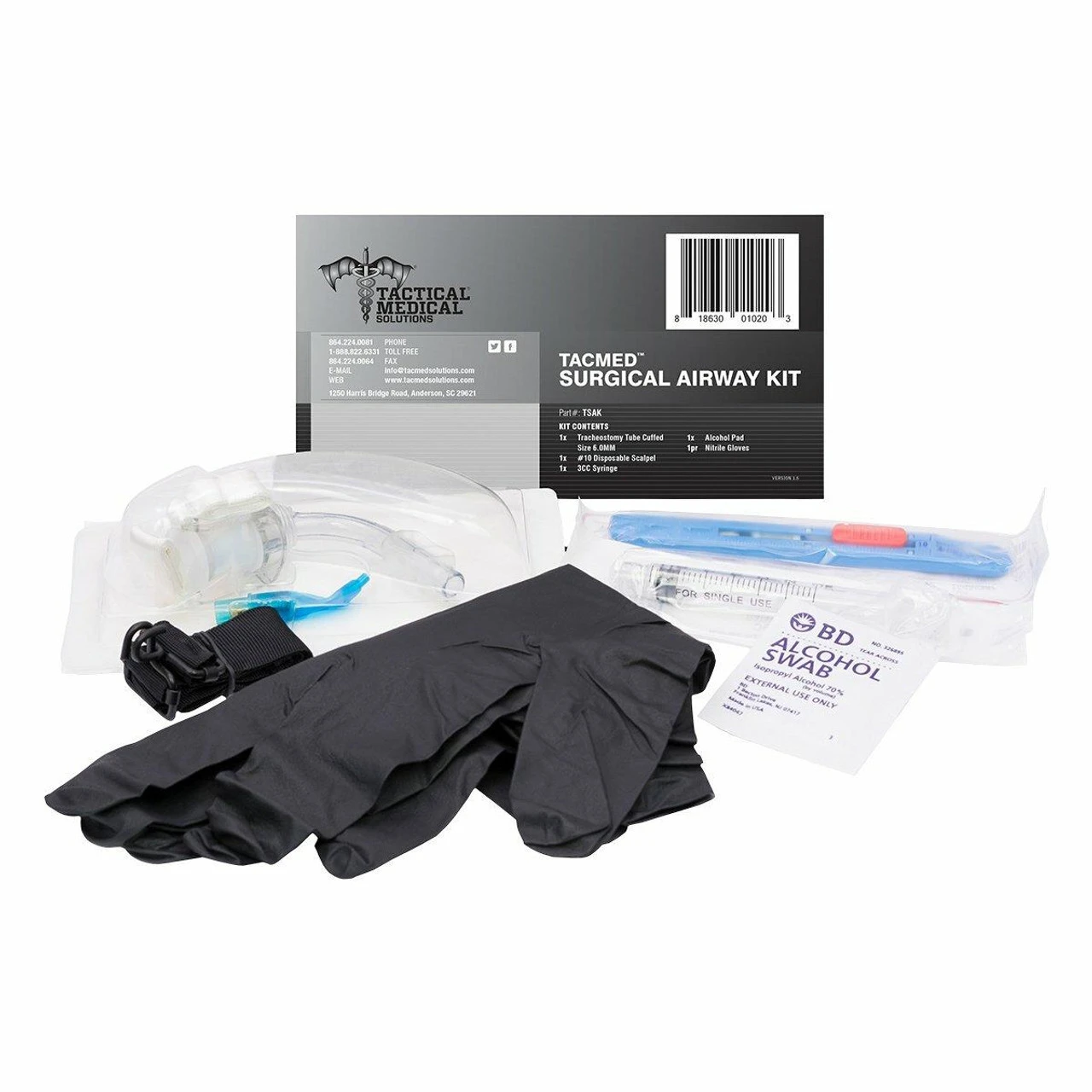 Tactical Medical Solutions Surgical Airway Kit 3 Tactical Medical Solutions Surgical Airway Kit