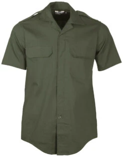 United Uniform Men's CDCR Class C Rip-Stop Short Sleeve Shirt