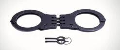 UZI Handcuff Hinged Double-Lock Black